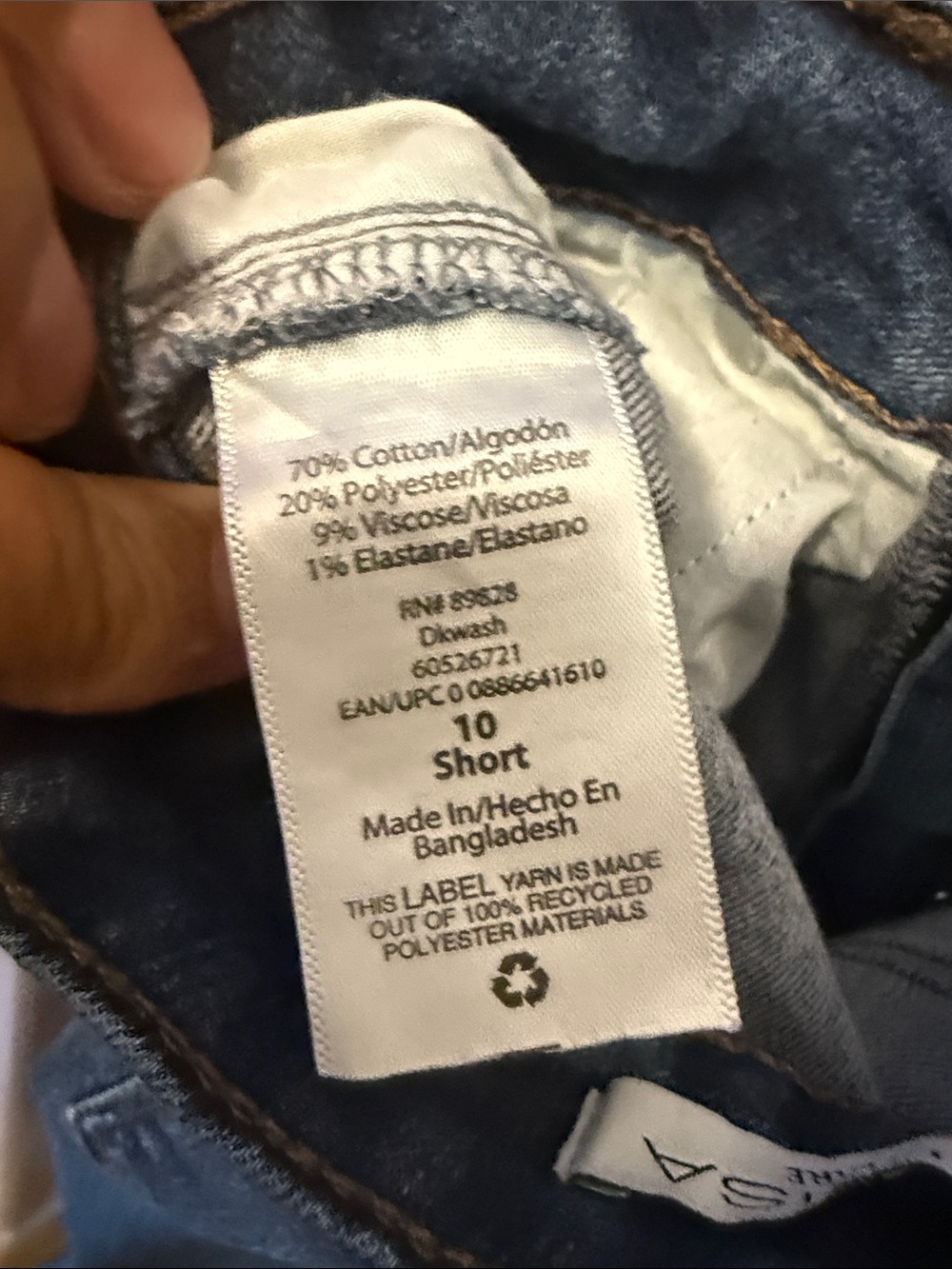 sofia by sofia vergara Dark Blue Flare Button-Fly Jeans-Size 10 Short. - Picture 5 of 9